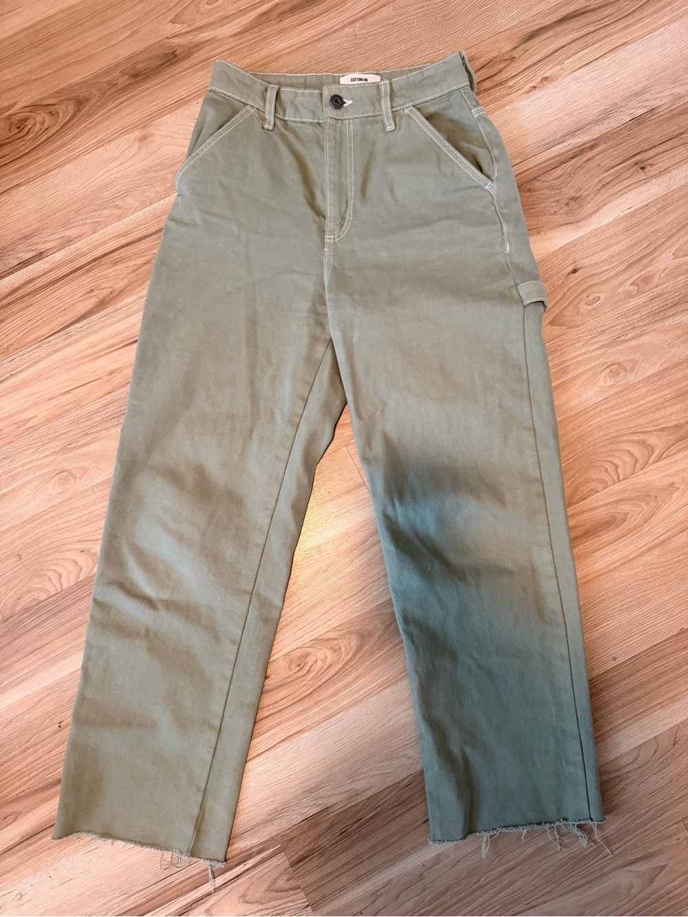 Cotton On Olive Green Carpenter Jeans